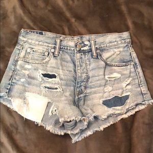 American Eagle distressed shorts